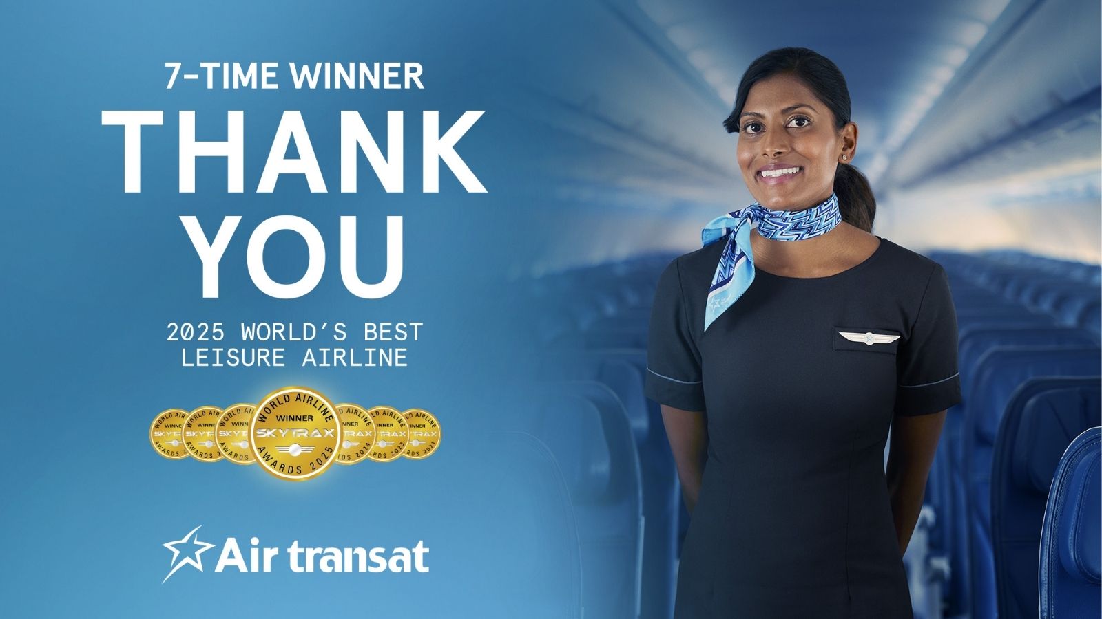 Air Transat – World’s Best Leisure Airline award